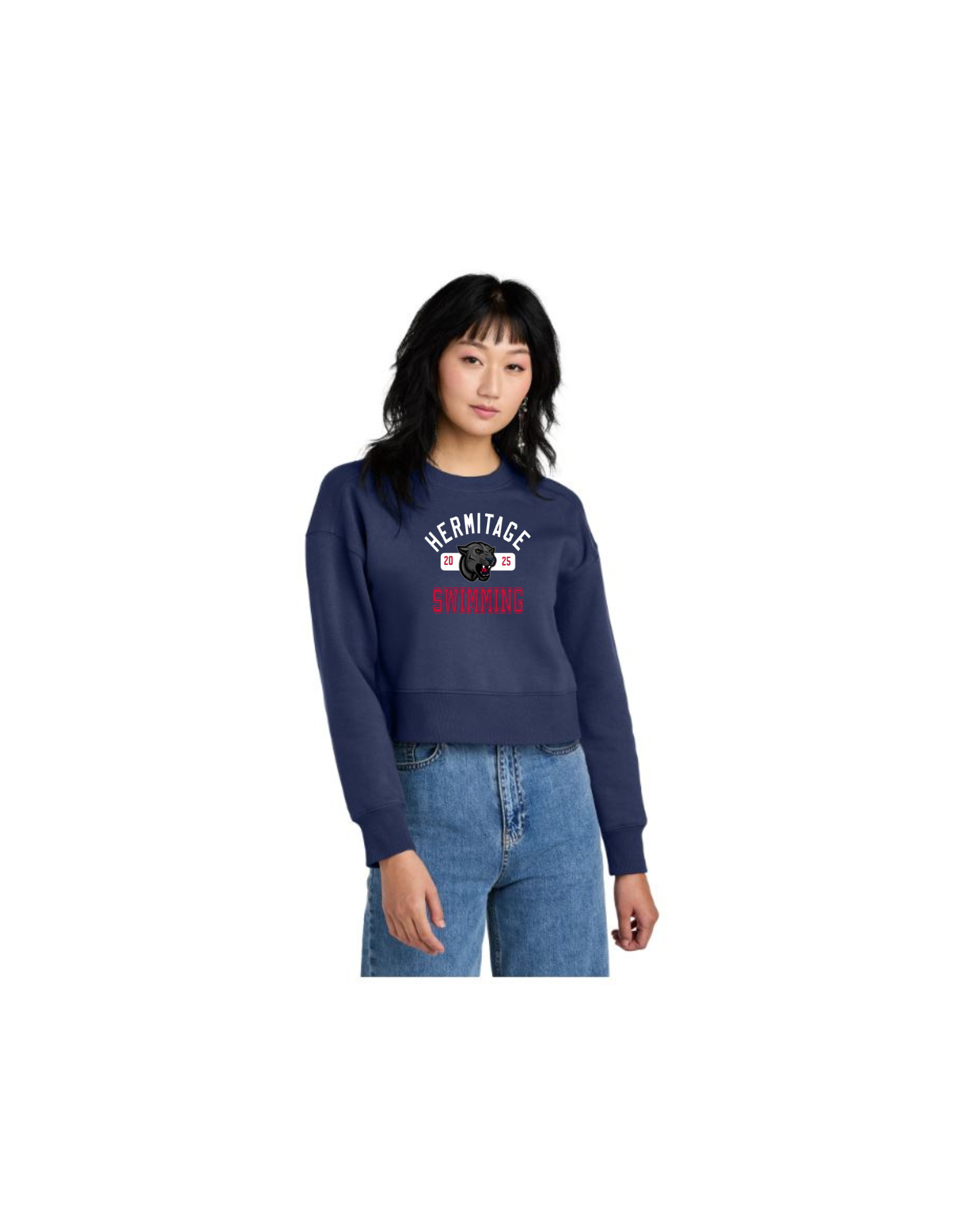 Hermitage High Women's Perfect Cropped Crew