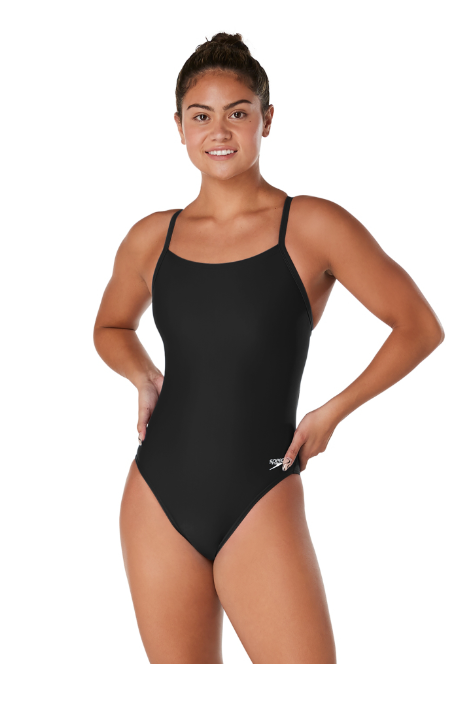 SPEEDO Brandermill Chester Rec Founders Bridge Wellesley Westerleigh Manchester YMCA Highland Springs HSSpeedo Female Suits Black