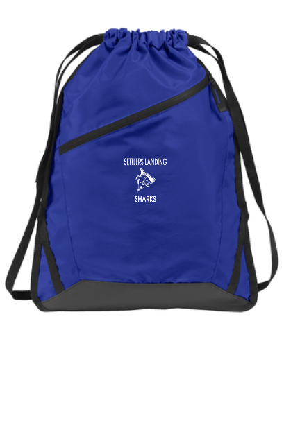 Settlers Landing Draw String Bag  With Embroidery