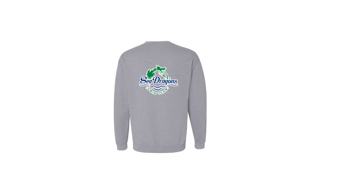 Gildan Magnolia Green Crew Neck  Sweatshirt