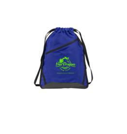 Magnolia Green Drawstring Bag