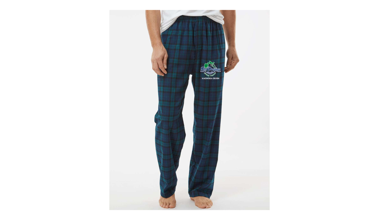 Magnolia Green Flannel Pants