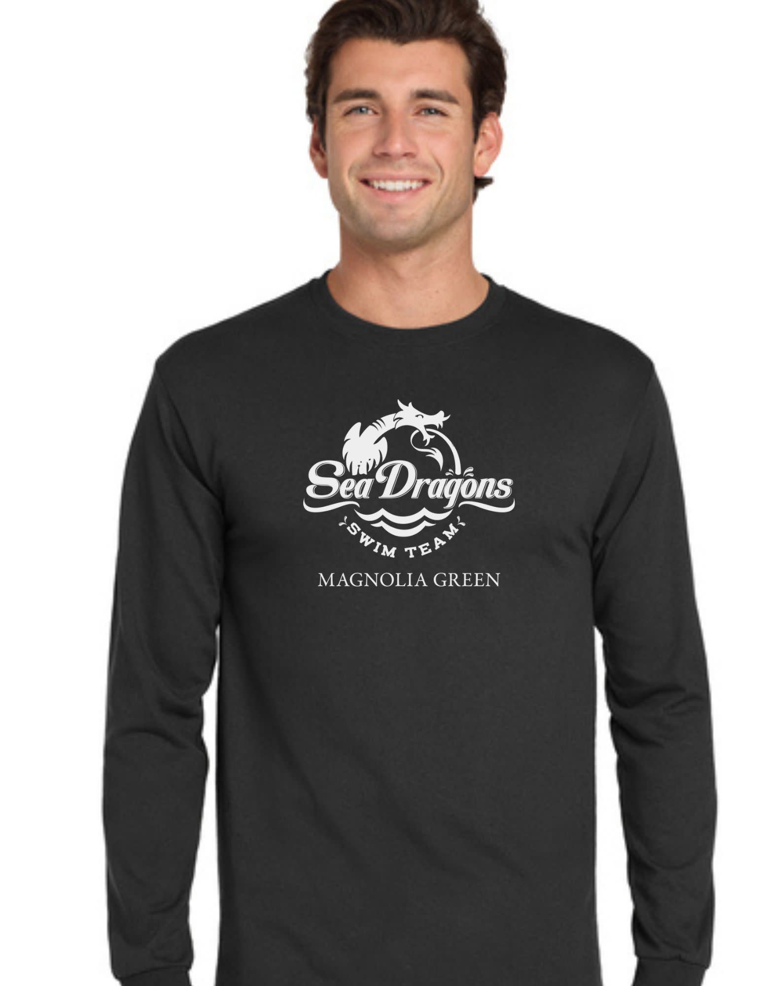 Magnolia Green  Long  Sleeve T-Shirt