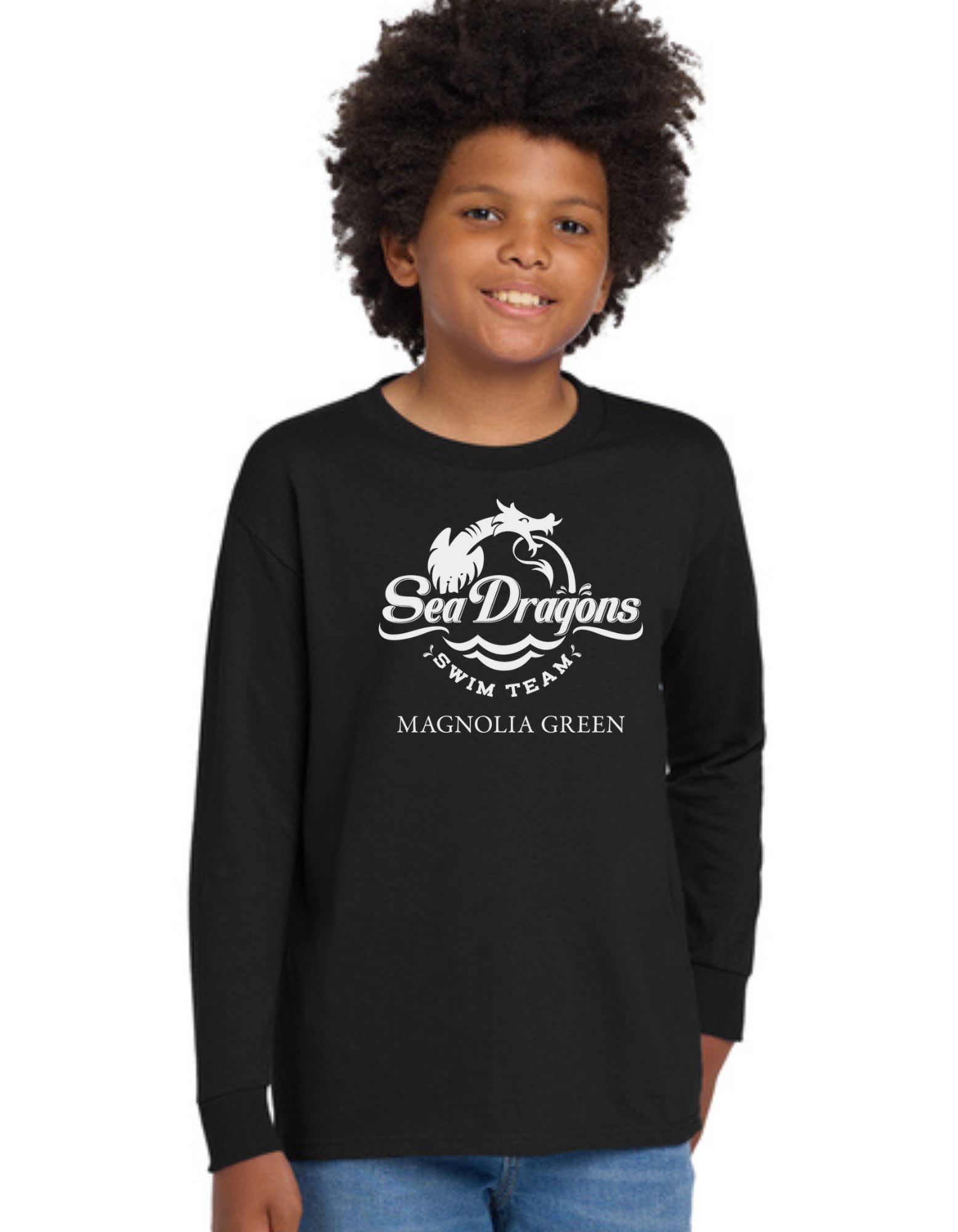Magnolia Green  Long  Sleeve T-Shirt