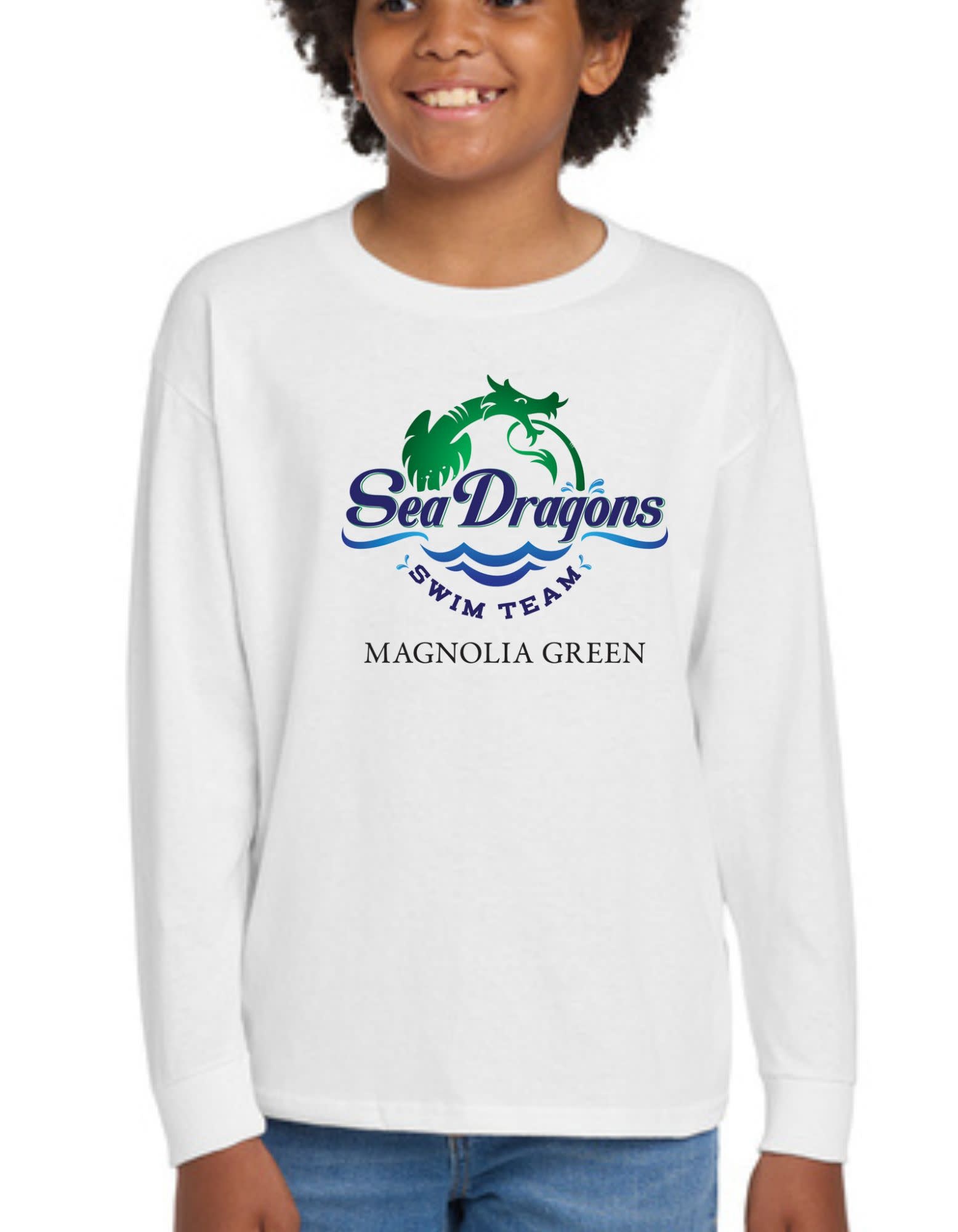 Magnolia Green  Long  Sleeve T-Shirt