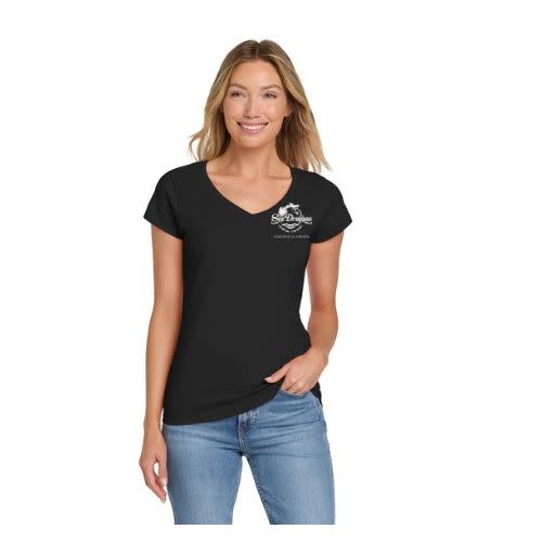 Magnolia Green Mom V-Neck T-Shirts