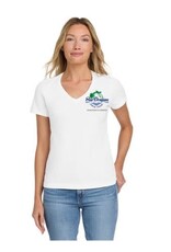 Magnolia Green Mom V-Neck T-Shirts