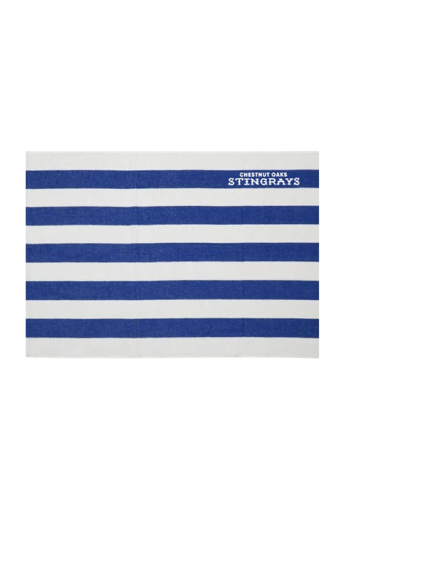 Chestnut Oaks Cabana Stripe Beach Towel