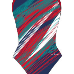 Dolfin Woodland Ponds Dolfin Sublimated  Female Red Teal White