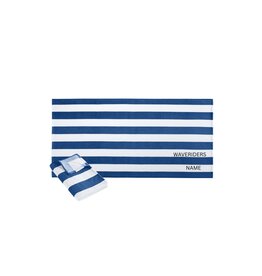 Waveriders Cabana Stripe Beach Towel and Solid Towel