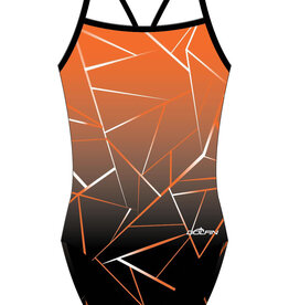 Dolfin Powhatan YMCA Dolfin Sublimated Female Black/Orange