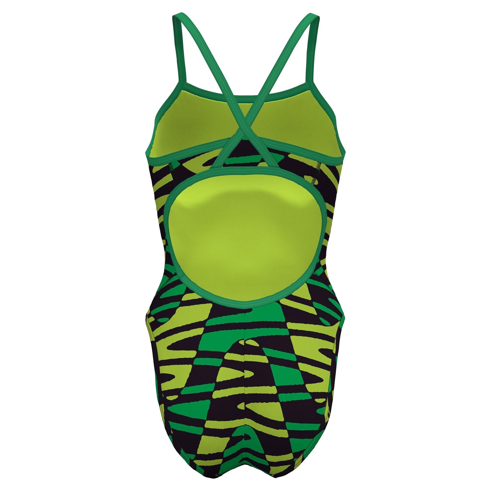 SPEEDO Henrico High School Disco Boom Bright Green Female
