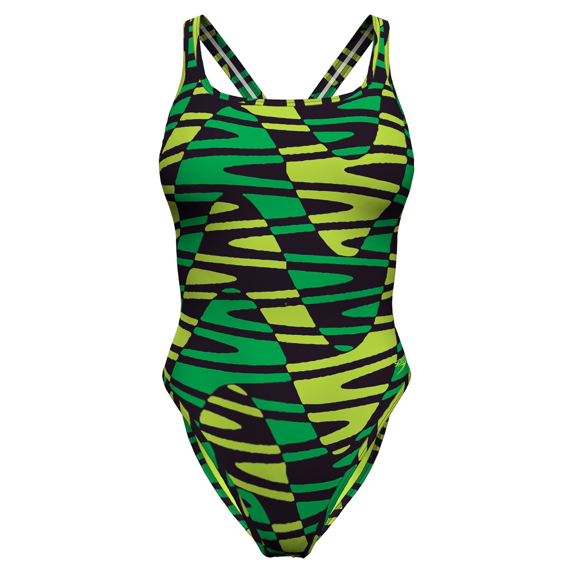 SPEEDO Henrico High School Disco Boom Bright Green Female