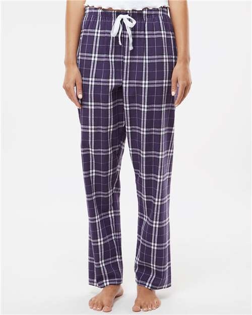 James River Flannel Pant Purple White NEW!!