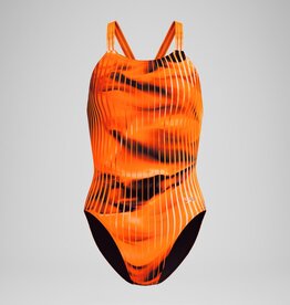 Tarrington Female Speedo Linear Lava Orange