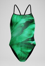 Avalon Female Speedo Linear Lava Bright Green
