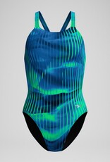 Ridgetop Speedo Linear Lava Female Blue Green