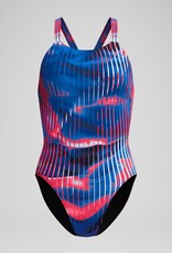 CCV Female Speedo Linear Lava Blue Red White