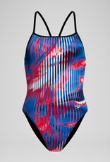 CCV Female Speedo Linear Lava Blue Red White