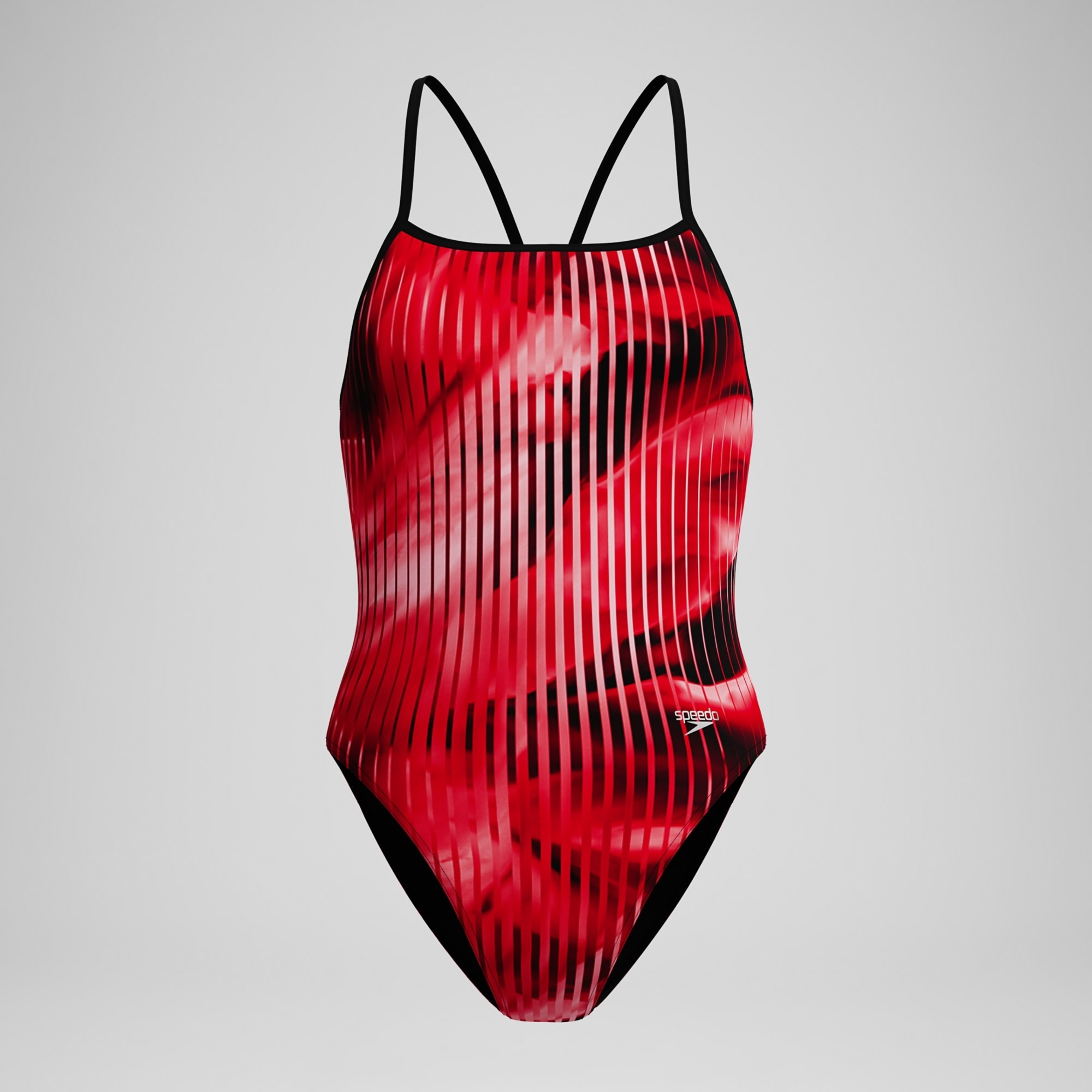 Hermitage Country Club and Wembly Speedo Linear Lava Female Red