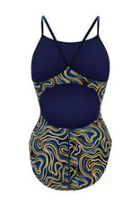 Dolfin Dolfin Tsunami Navy/Gold Female V-Back