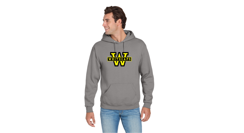 Wellesley Hooded Sweatshirt Grey or White