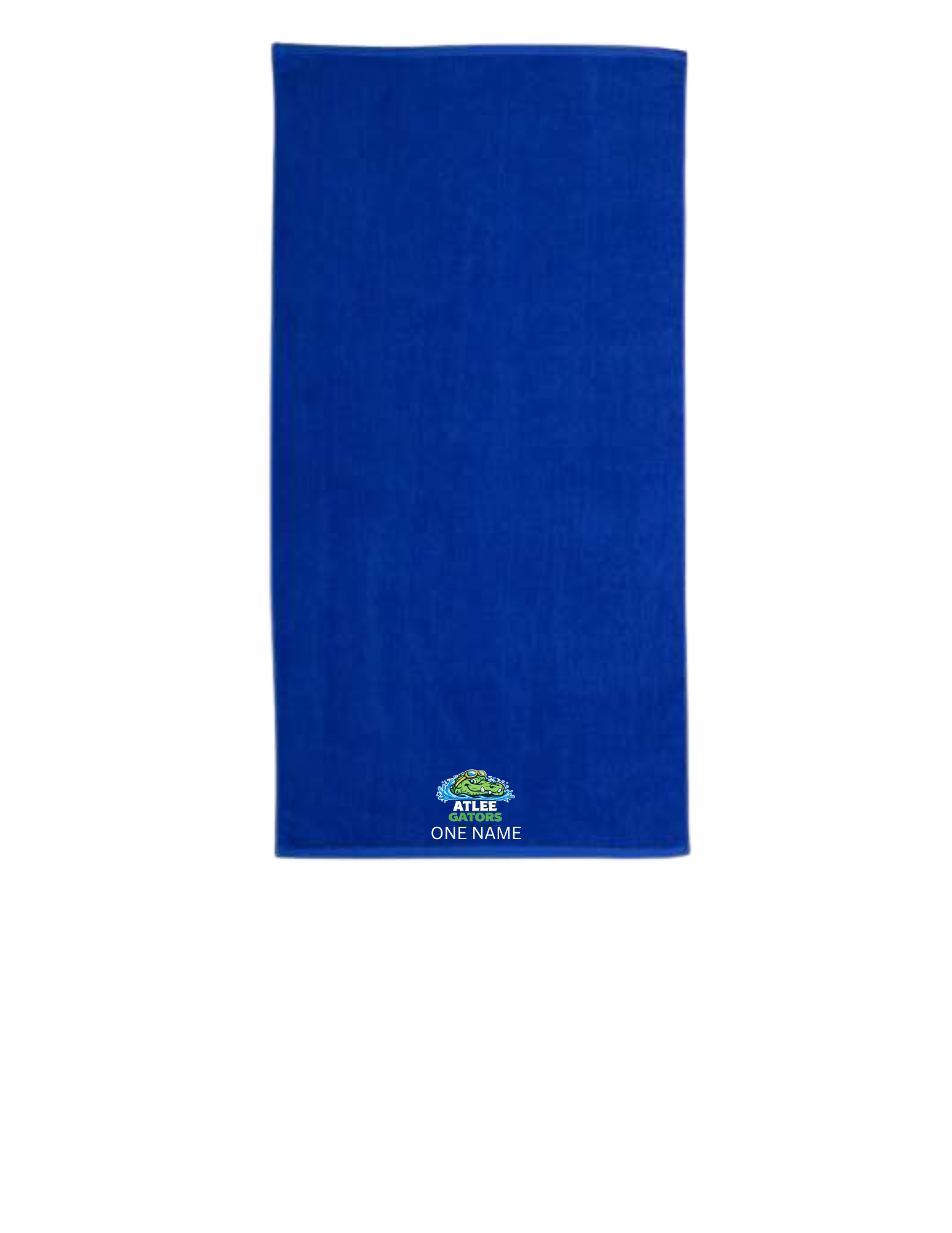 Atlee Gators Solid Towel Royal Blue
