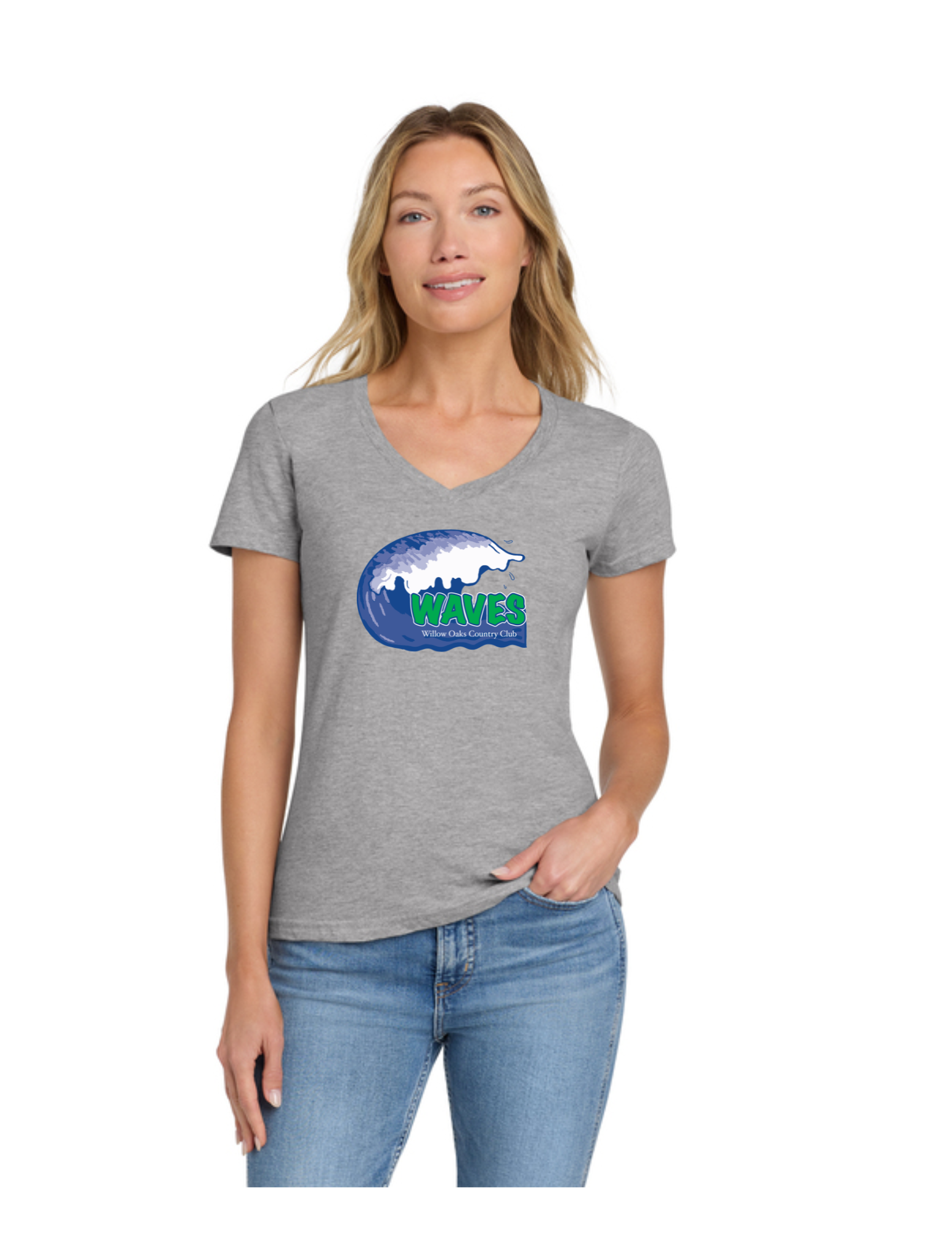 Willow Oaks Ladies V-Neck