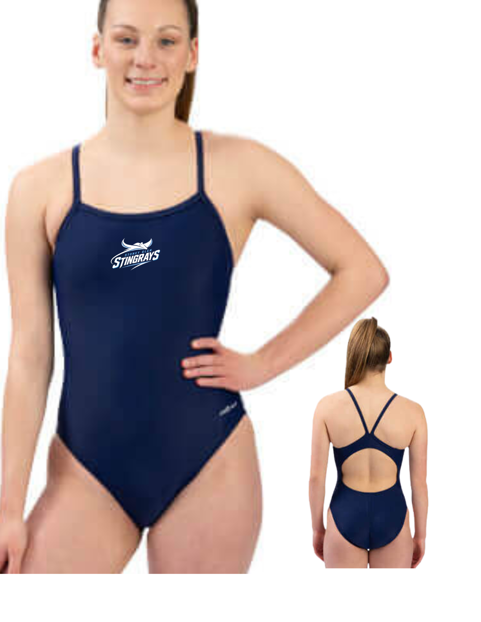 ACAC Hanover CC  Stoney Glen Dolfin Team Solids Thin Strap Navy