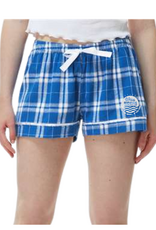 Waveriders Flannel Shorts Royal Sliver