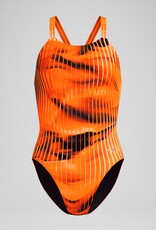 Tarrington Female Speedo Linear Lava Orange