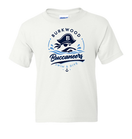 Burkwood Buccaneer Short Sleeve T-Shirt Grey or White