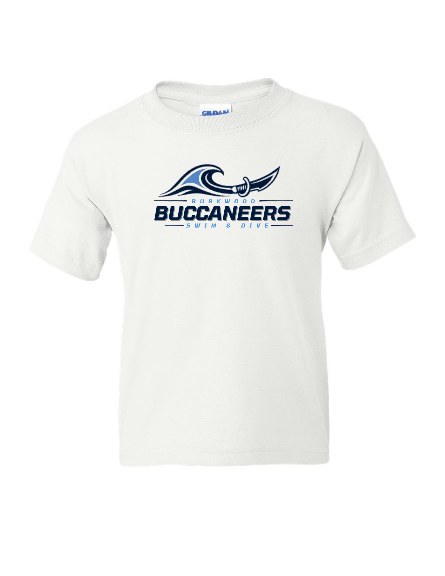 Burkwood Sword Short Sleeve T-Shirt Grey or White