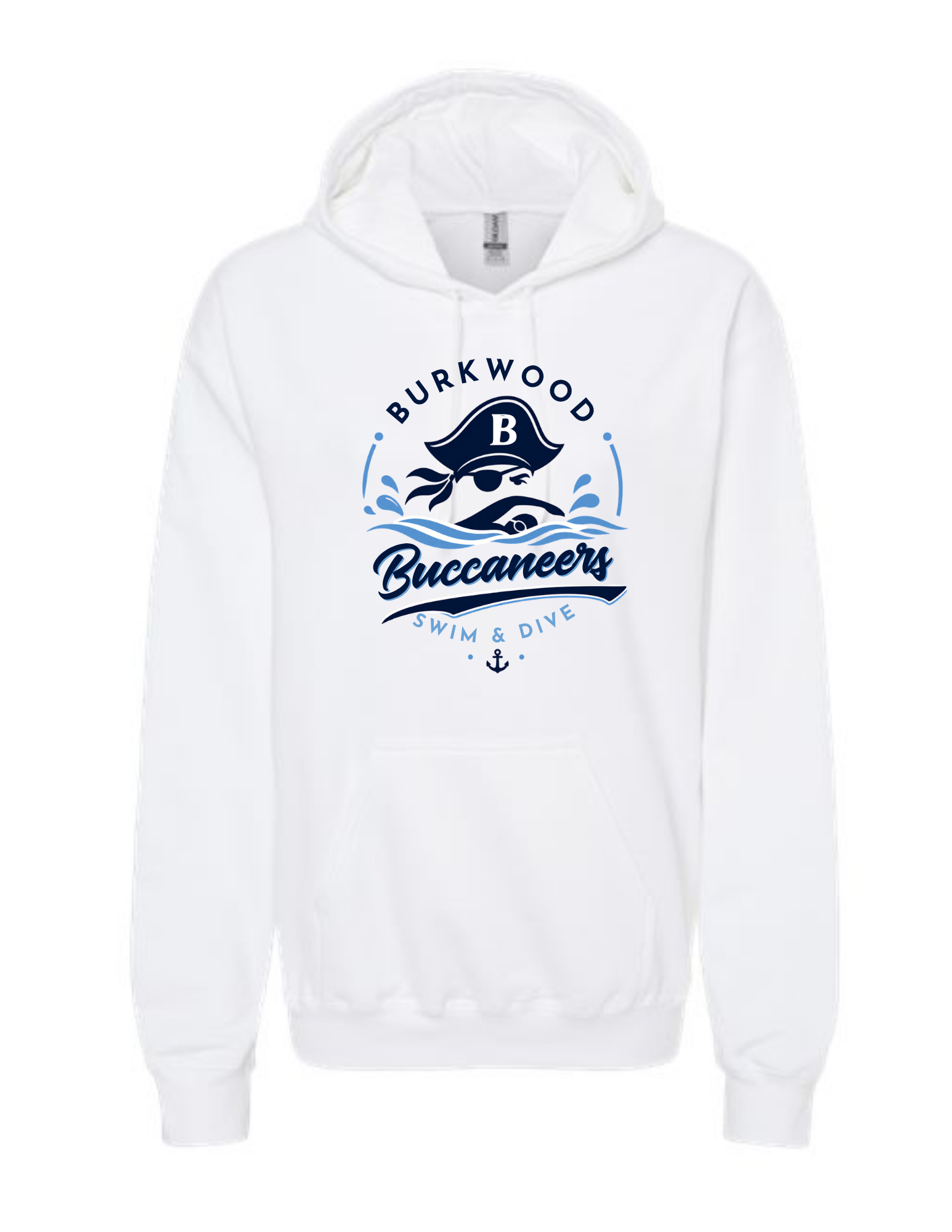 Burkwood Hooded Sweatshirt Grey or White