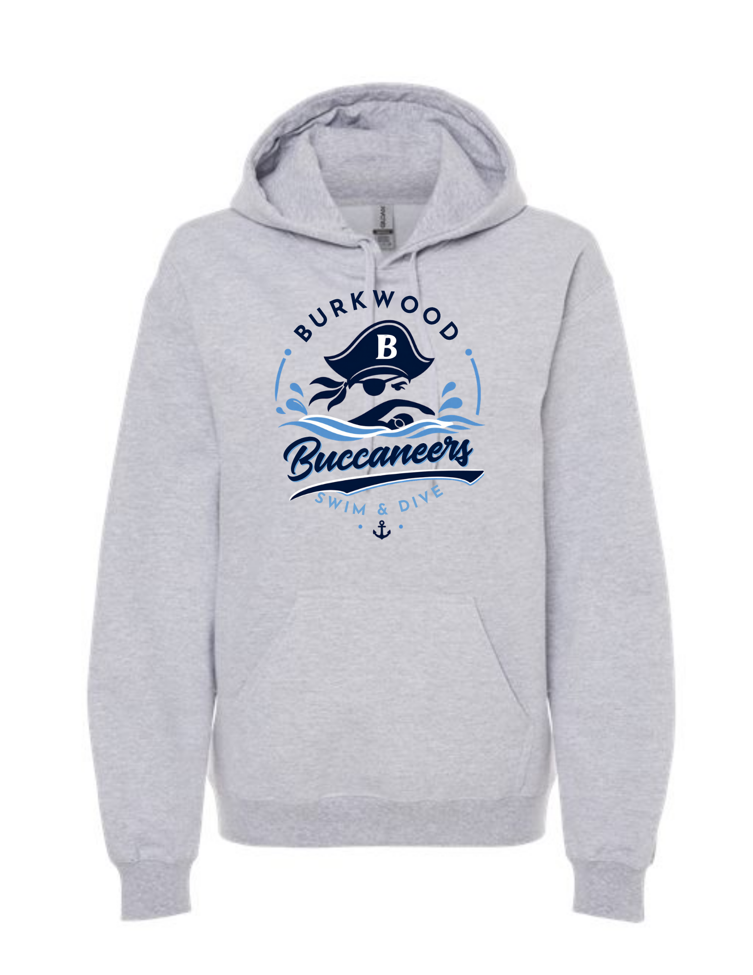 Burkwood Hooded Sweatshirt Grey or White