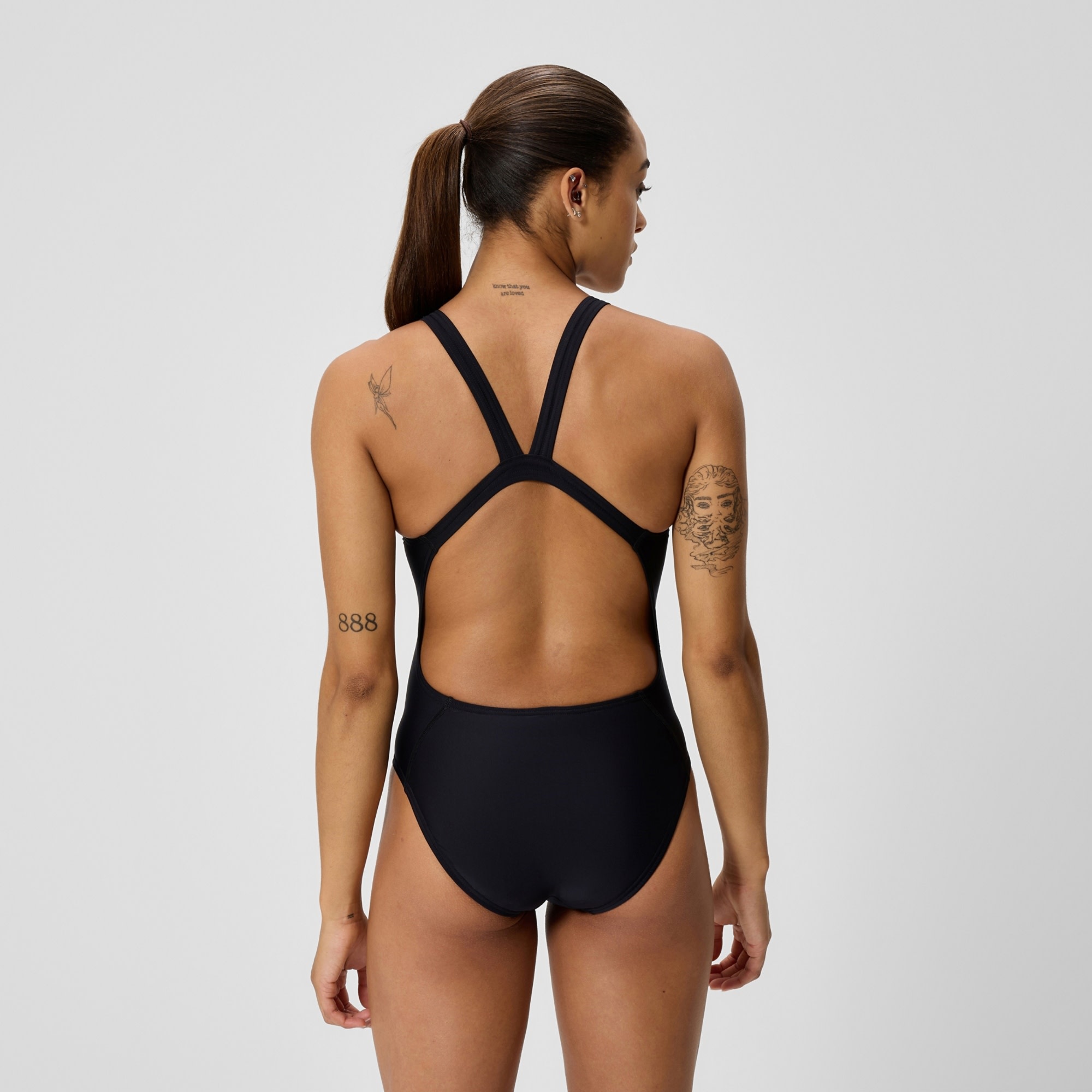 Solid Speedo Endurasoft Black Female