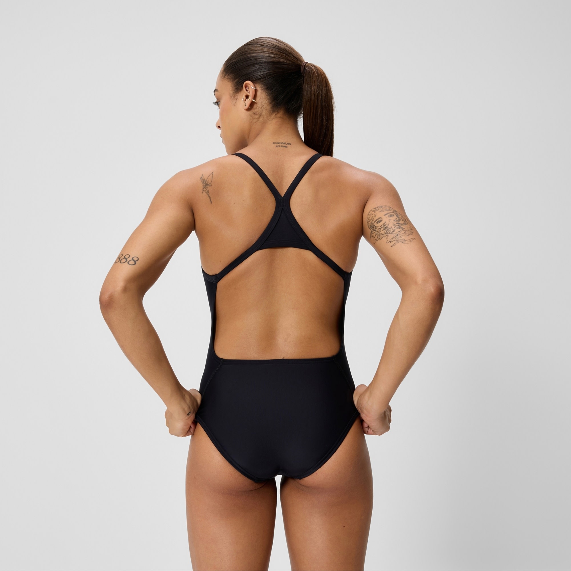 Solid Speedo Endurasoft Black Female
