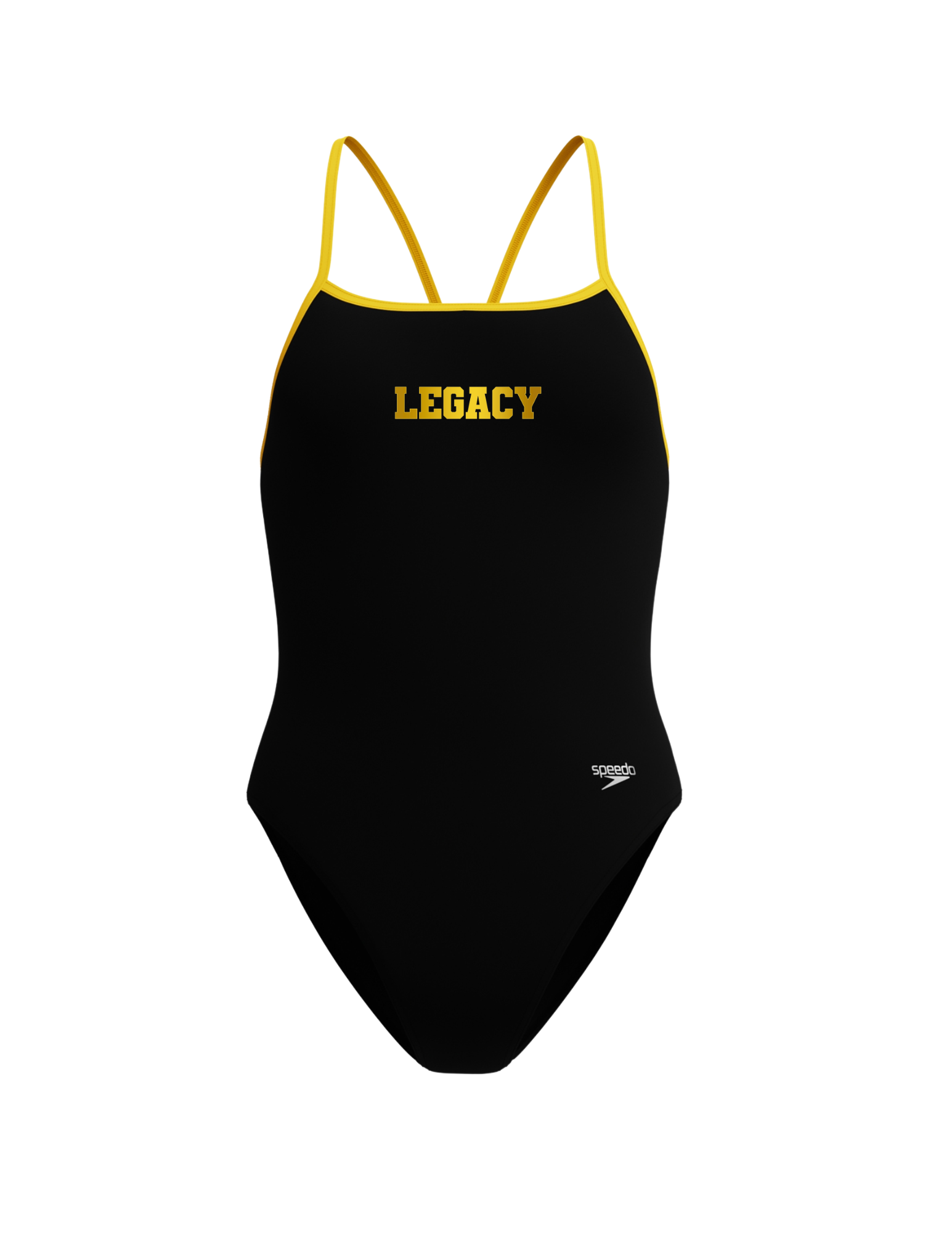 Legacy Speedo Endurasoft Female Turnback black/gold
