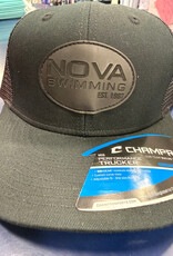 Champro NOVA Black patch trucker hat