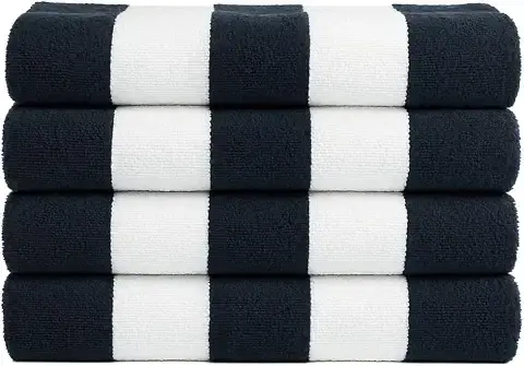 l Cabana Stripe Towel (incl logo and name)