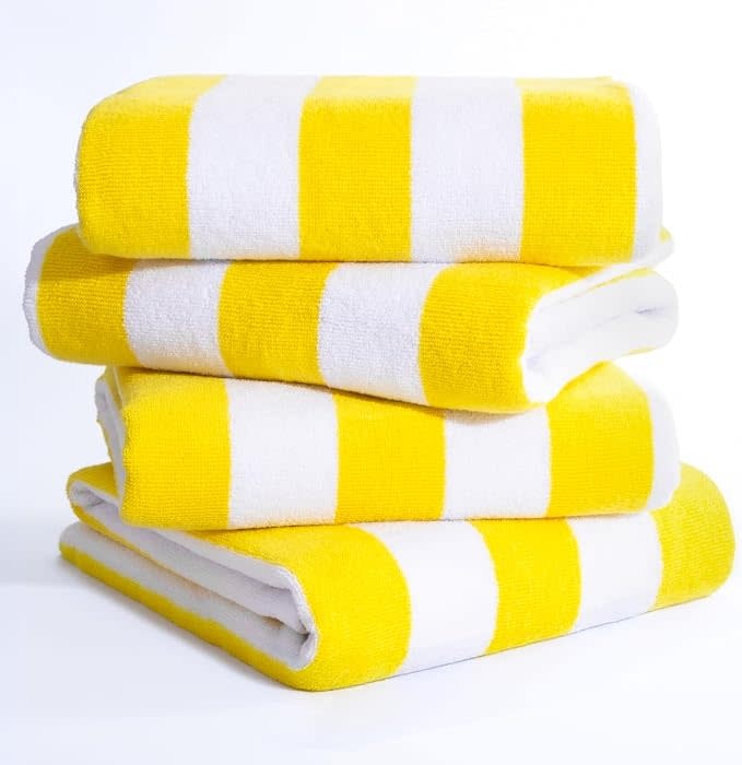 l Cabana Stripe Towel (incl logo and name)