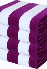l Cabana Stripe Towel (incl logo and name)