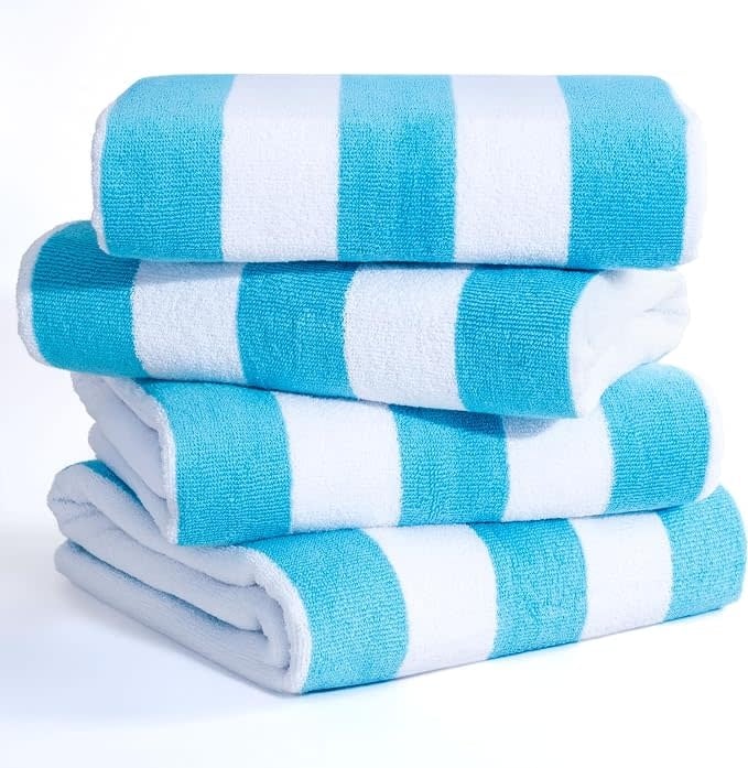 l Cabana Stripe Towel (incl logo and name)