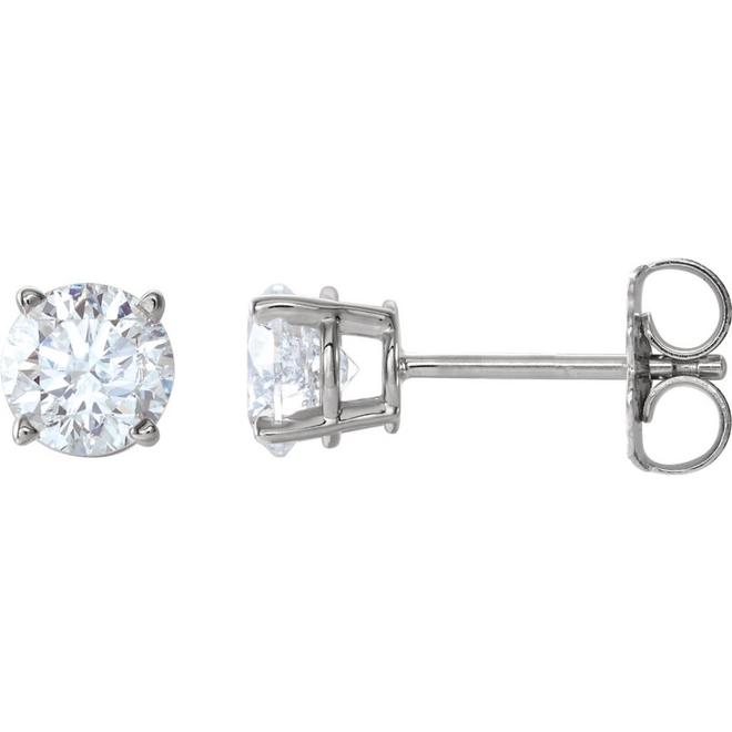 Classic diamond stud earrings - 1.25ct total weight