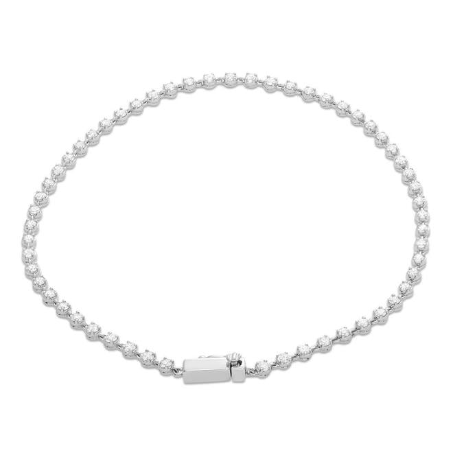 Classic diamond tennis bracelet