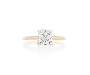 Cushion Cut Diamond Solitaire Engagement Ring Minichiello Jewellers