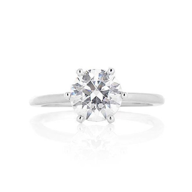 The Isla - six claw diamond solitaire engagement ring