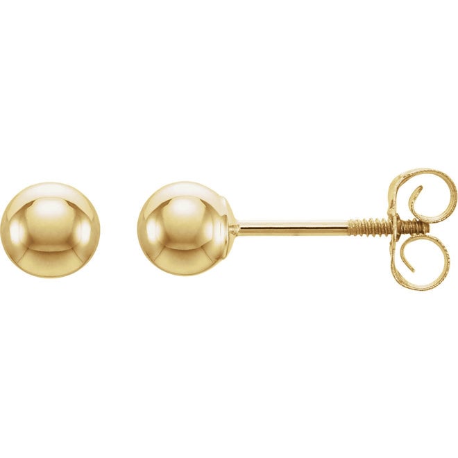 Children's ball stud earrings