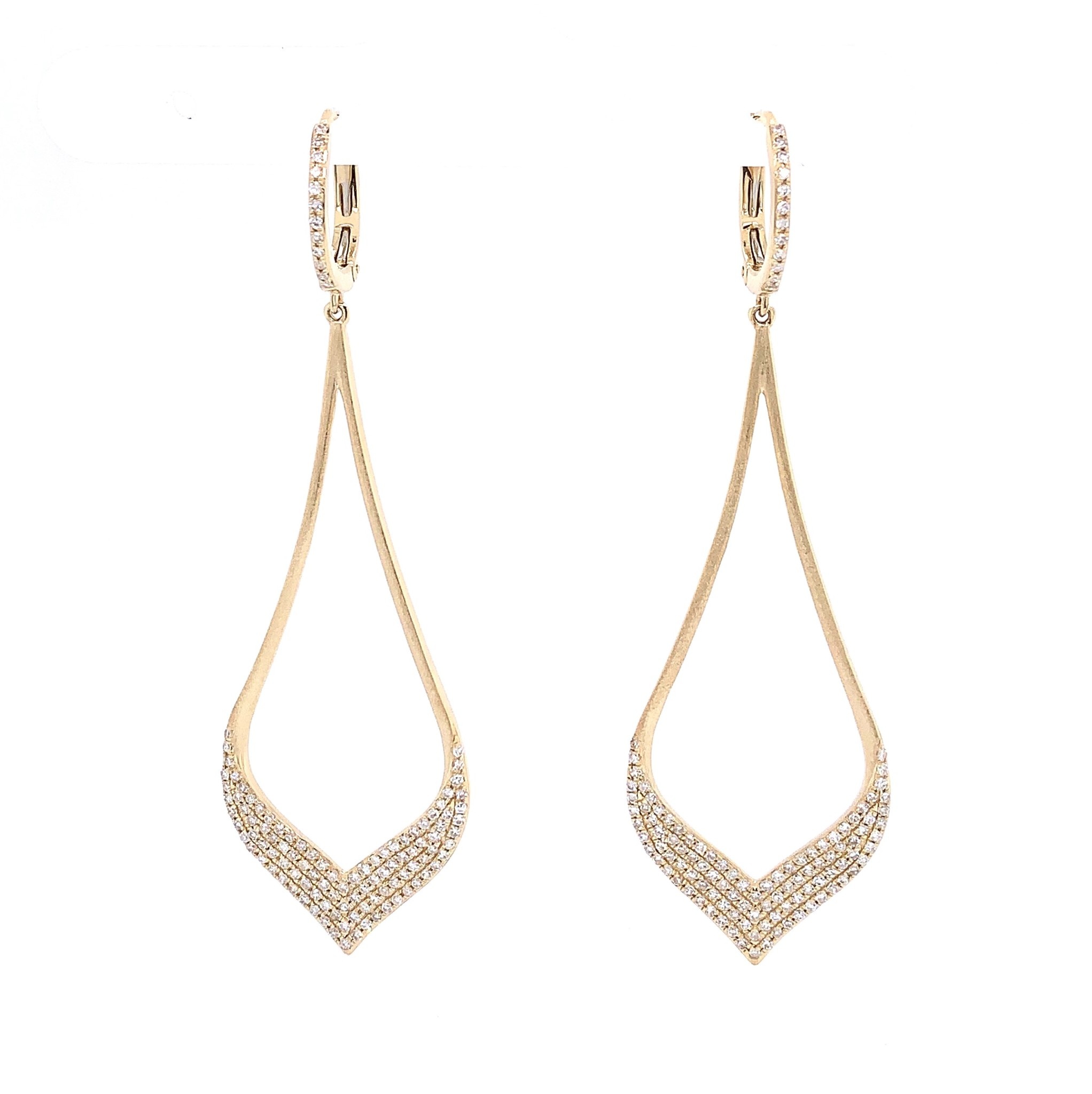 Elegant Teardrop Diamond Earrings - Minichiello Jewellers