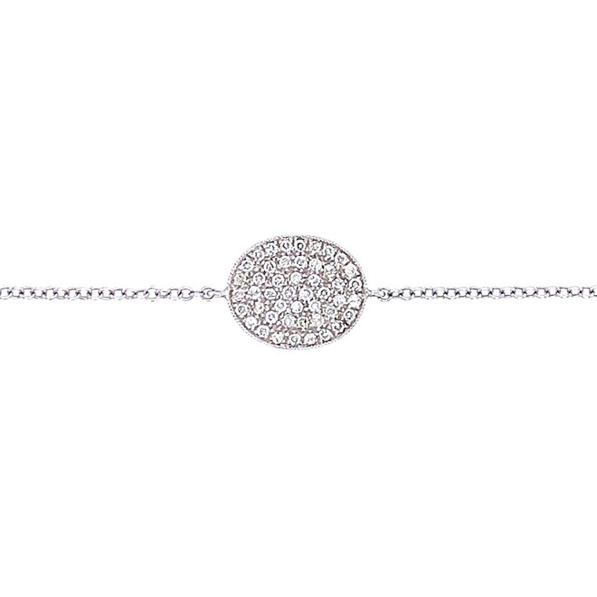 Oval Shaped Diamond Bracelet